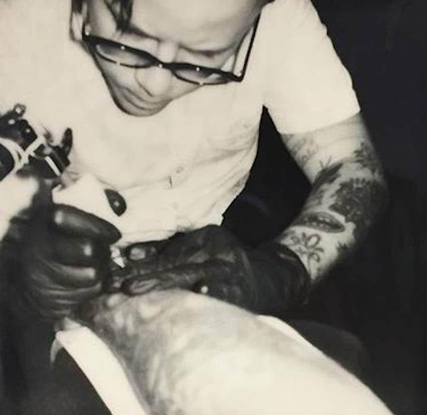 点击大图看下一张：超时髦彩色的极具说明性的纹身图案