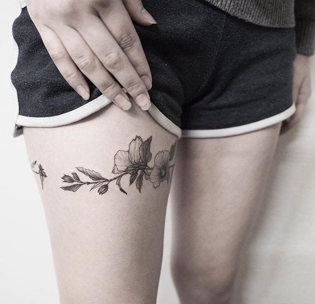 点击大图看下一张：多款极其细致的黑灰色现实风格纹身图案