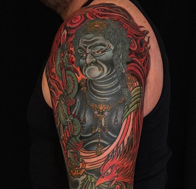 点击大图看下一张：来自于纹身师布拉德一生最爱的纹身图案