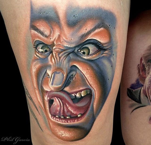 点击大图看下一张:11款新传统印度教女神纹身图案