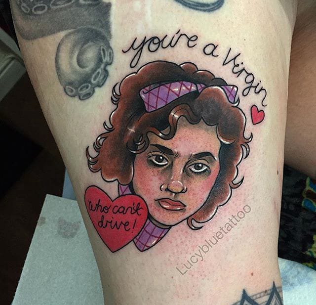 点击大图看下一张：2017最炫彩色时尚花臂纹身图案