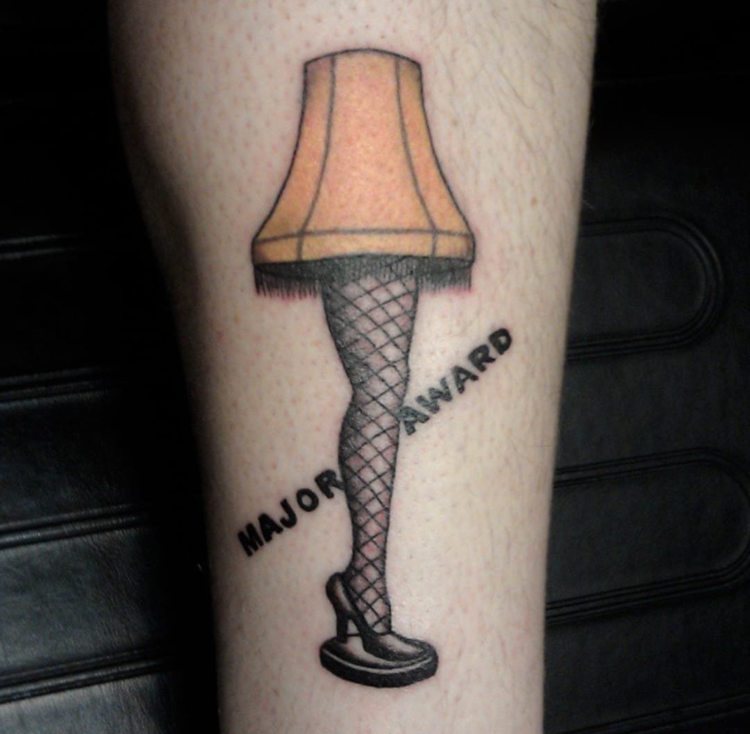 点击大图看下一张：性感的黑色丝袜花腿灯纹身装饰画纹身图案