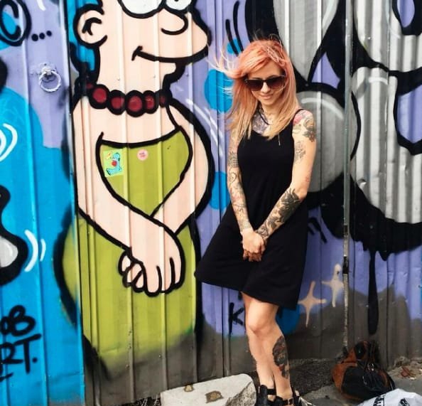 点击大图看下一张:史上最可爱的彩色女神纹身小清新卡通纹身小图案