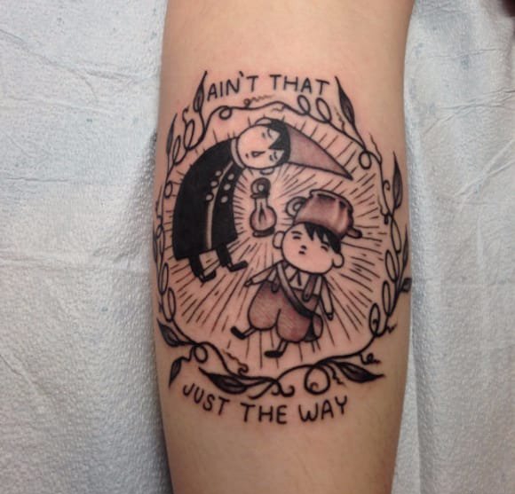 点击大图看下一张:16款彩色新星动漫人物的纹身卡通纹身小图案