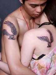 几张比较火的适合情侣纹身的图案