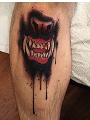 十款令人毛骨悚然的创意纹身图片来自鬣狗
