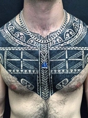 30+款男性帅气的黑色部落图腾纹身图案