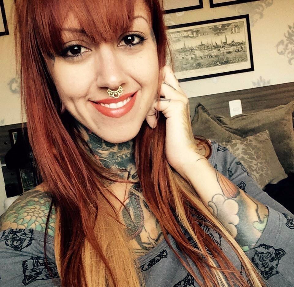 点击大图看下一张：15款新传统花臂纹身动物和人物肖像纹身图案