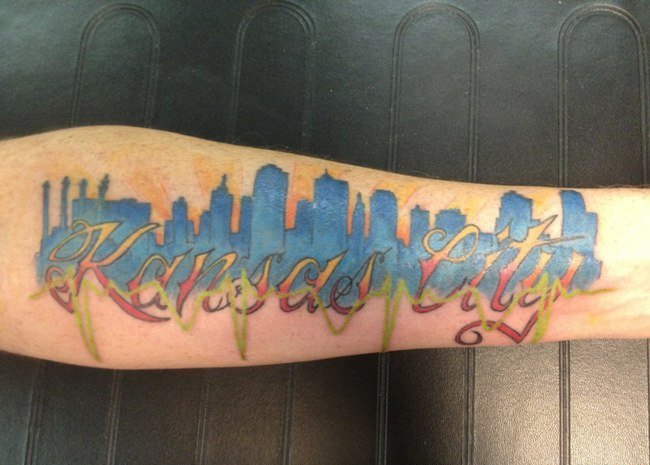 点击大图看下一张：超个性的建筑物系列纹身图案