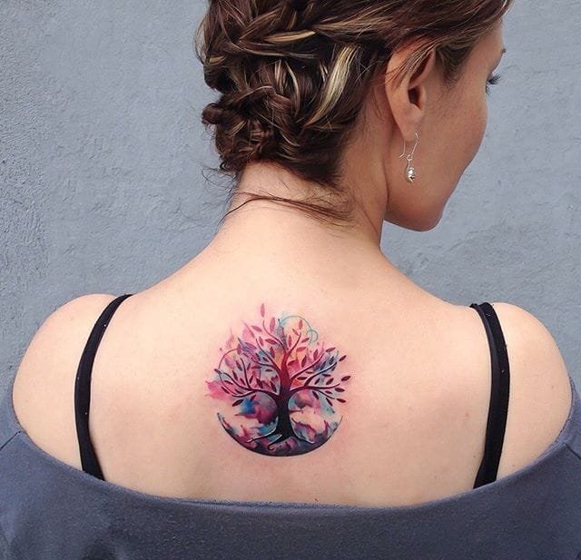 点击大图看下一张：极其富有个性的一组简单纹身图案