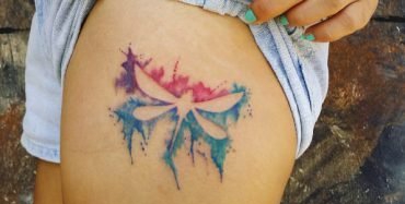 点击大图看下一张:女孩子喜爱的文艺风纹身图案