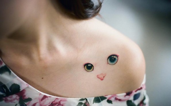 点击大图看下一张:女孩子喜爱的文艺风纹身图案