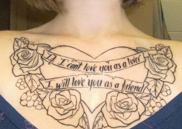 点击大图看下一张：男女肩部个性纹身多款简洁纹身图案