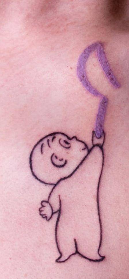 点击大图看下一张:一组动漫纹身小动物和动漫人物的纹身图案