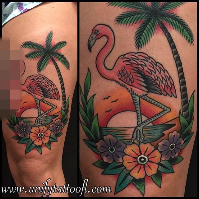 点击大图看下一张:一组简单个性线条纹身火烈鸟纹身小动物纹身图案大全