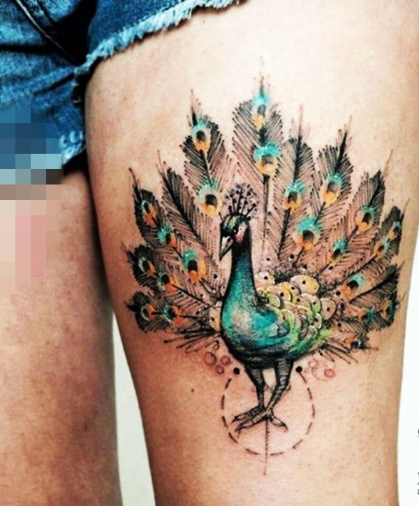 点击大图看下一张:15款可爱黑白灰风格动物纹身图案大全