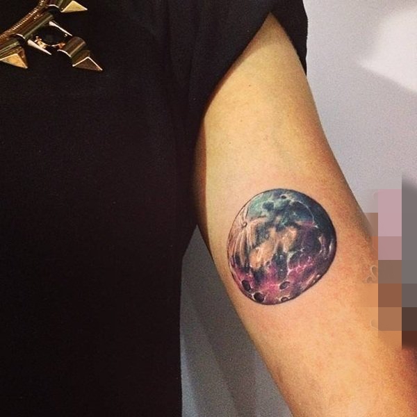 点击大图看下一张:女生水彩小清新植物花纹身图案