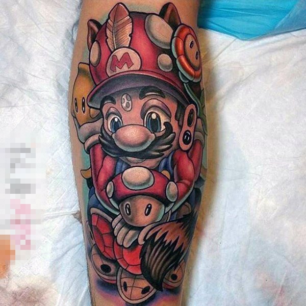 点击大图看下一张:属于男生的童年记忆彩绘动漫创意纹身图案