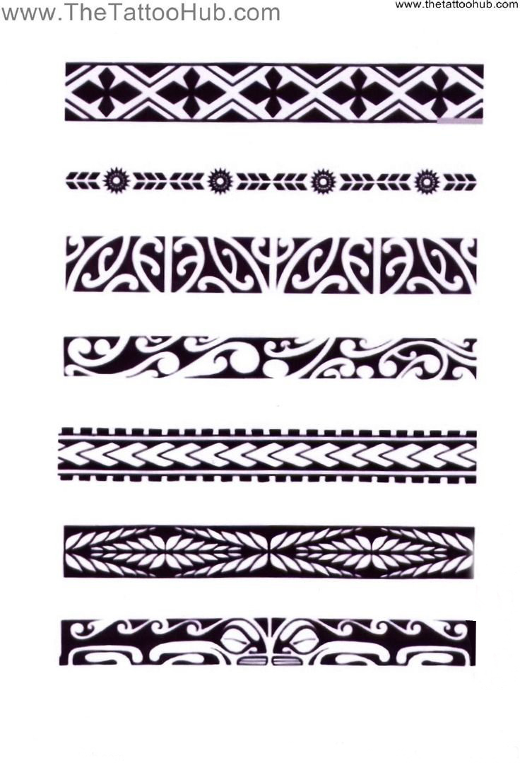点击大图看下一张：创意的黑色几何元素抽象线条条形纹身手稿