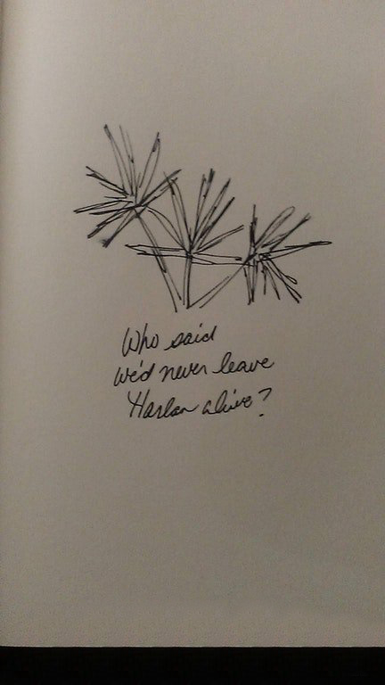 点击大图看下一张：创意的黑色简单抽象线条英文单词和植物纹身手稿