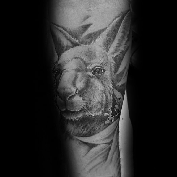 点击大图看下一张：百乐动物纹身 多款简单线条纹身黑色百乐动物纹身图案