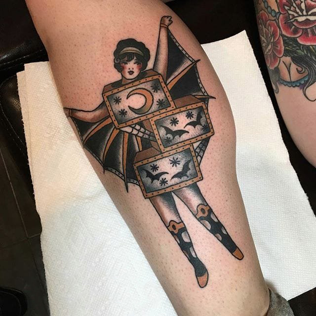 点击大图看下一张：女生人物纹身图案 多款欧美抽象纹身彩色女生人物纹身图案