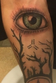 树纹身 男生手臂上素描纹身树纹身图片