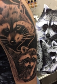 百乐动物纹身 男生手臂上小动物纹身图片