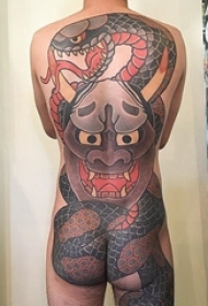 日本传统纹身图案 多款彩色纹身素描日本传统纹身图案