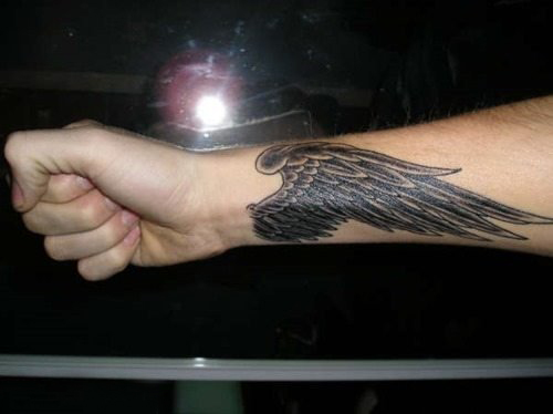 点击大图看下一张：手腕纹身图案 多款简单线条纹身素描手腕纹身图案