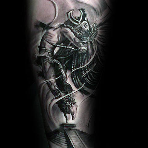 点击大图看下一张：纹身玛雅图腾 多款黑灰纹身点刺技巧玛雅图腾纹身图案