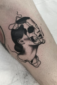 欧美抽象纹身 男生手臂上抽象纹身图案