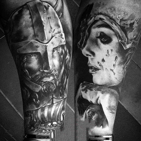 点击大图看下一张：铁血战士纹身  骁勇善战的铁血战士纹身图案