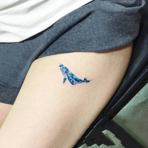 点击大图看下一张：百乐动物纹身  令人心动的动物纹身图案