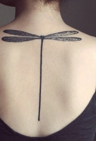 蜻蜓纹身图案   唯美典雅的蜻蜓纹身图案