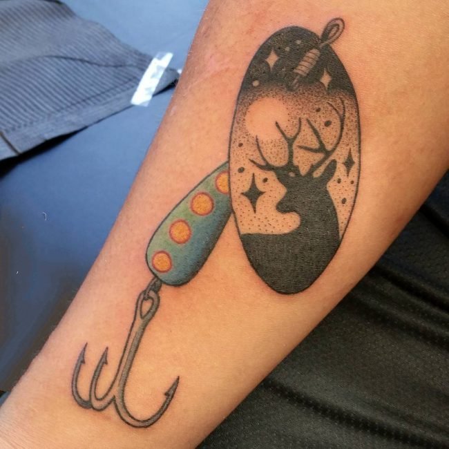 点击大图看下一张：百乐动物纹身  生动活泼的百乐动物纹身图案