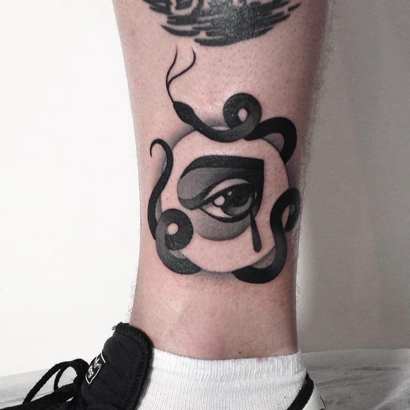 点击大图看下一张：最酷的纹身图   多款十分炫酷的创意纹身图案