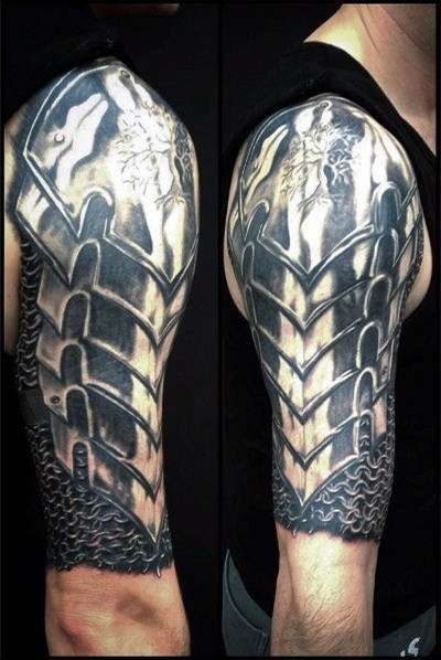 点击大图看下一张：手臂上纹身图案   多款男生手臂上的创意纹身图案