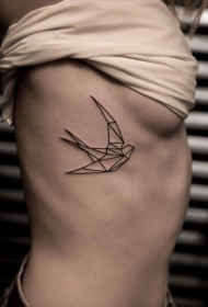 纹身燕子 创意纹身小燕子飞鸟纹身图案