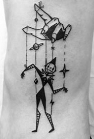 提线木偶纹身_9张受人摆布的提线木偶纹身作品图案图片