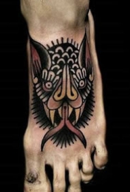 传统纹身图案    身体各个部位黑暗系的传统纹身图案