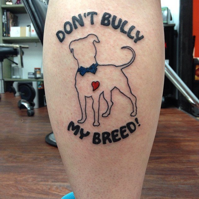 点击大图看下一张：狗狗纹身图案-创意精致的俏皮可爱的斗牛犬狗狗纹身图案+++狗,俏皮