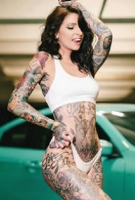 欧美tattoo girl的一组女性纹身图片欣赏