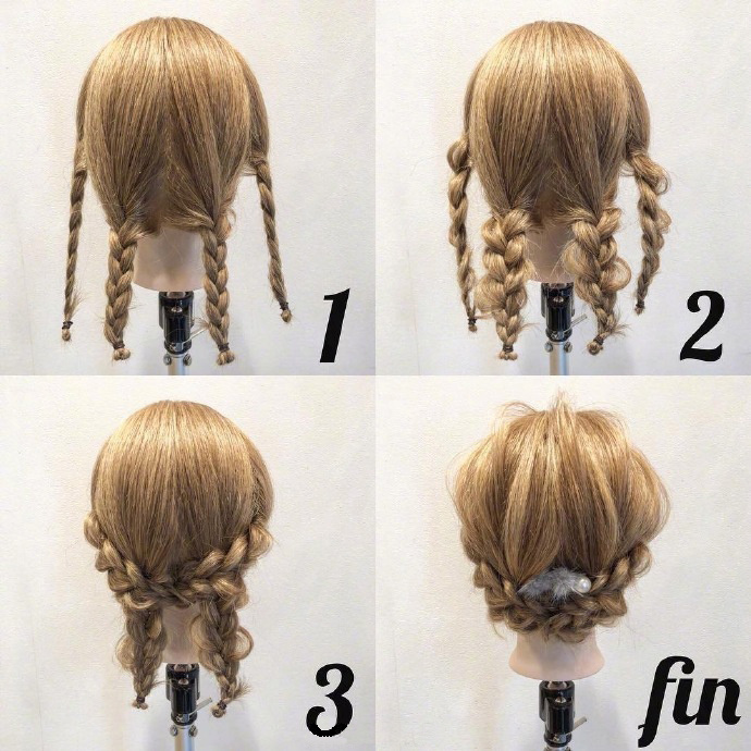 点击大图看下一张：九款适合小仙女的发型教程
