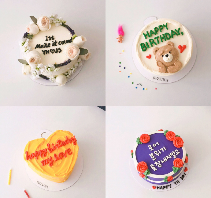 点击大图看下一张：36款可爱好看的蛋糕图片