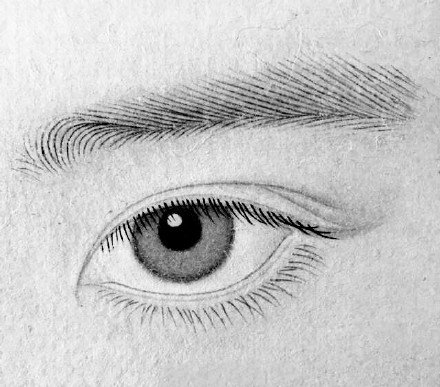 点击大图看下一张：9张关于眼睛的一组各部位眼睛纹身图案赏析