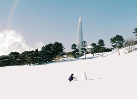 白雪皑皑层峦叠嶂的雪山图片欣赏