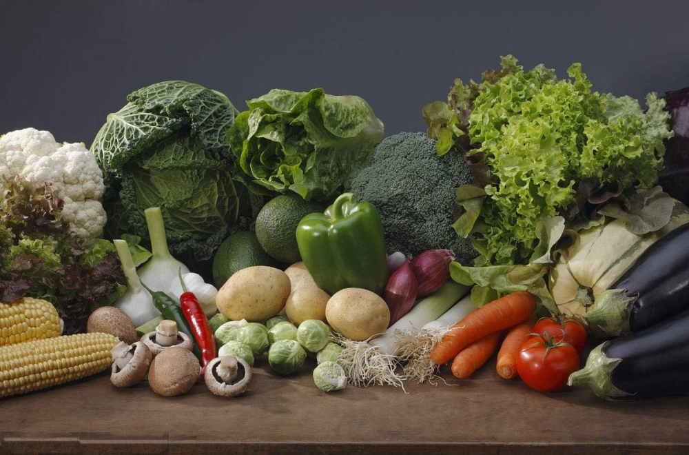 点击大图看下一张：菜市场特别新鲜的蔬菜图片欣赏