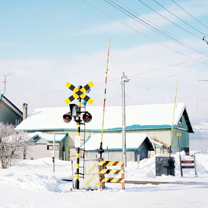 点击大图看下一张：日本北海道小樽白雪皑皑的景象欣赏