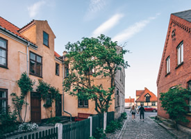 丹麦德拉厄，这座有着一千三百多年的小镇
